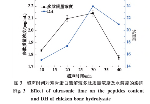 超声波对鸡骨蛋白酶解产物的影响及机理研究