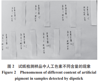 浅谈真假花青素快速检测试纸的制作方法及其检测方法（二）