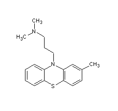 氯丙嗪结构图片