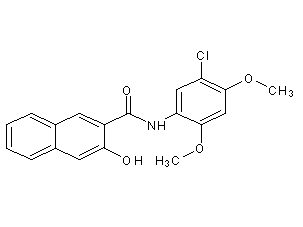 N-(5-氯-2,4-二甲氧基苯基)-3-羟基-2-萘甲酰胺