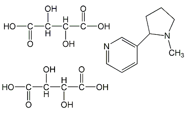 (-)-尼古丁二酒石酸盐