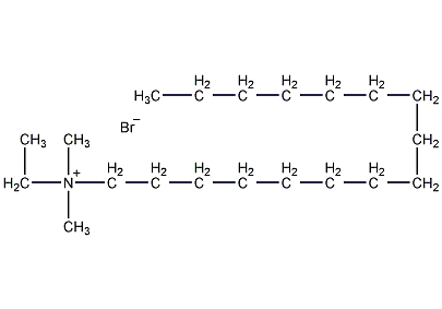 十六烷基二甲基乙基溴化铵