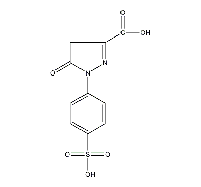 5-氧代-1-(4-磺苯基)-2-吡唑林-3-羧酸