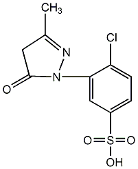 1-(2-氯-5-磺酸基苯基)-3-甲基-5-吡唑啉酮