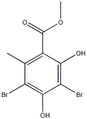 3,5-二溴-2,4-二羟基-6-甲基苯甲酸甲酯