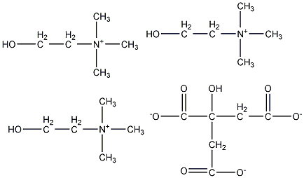 胆碱柠檬酸盐
