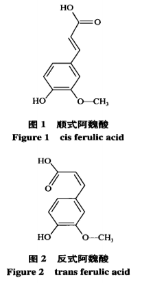 阿魏酸及其衍生物在食品添加剂领域研究进展（一）