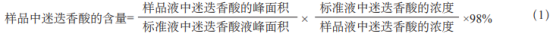 溶剂萃取法纯化迷迭香酸研究（一）